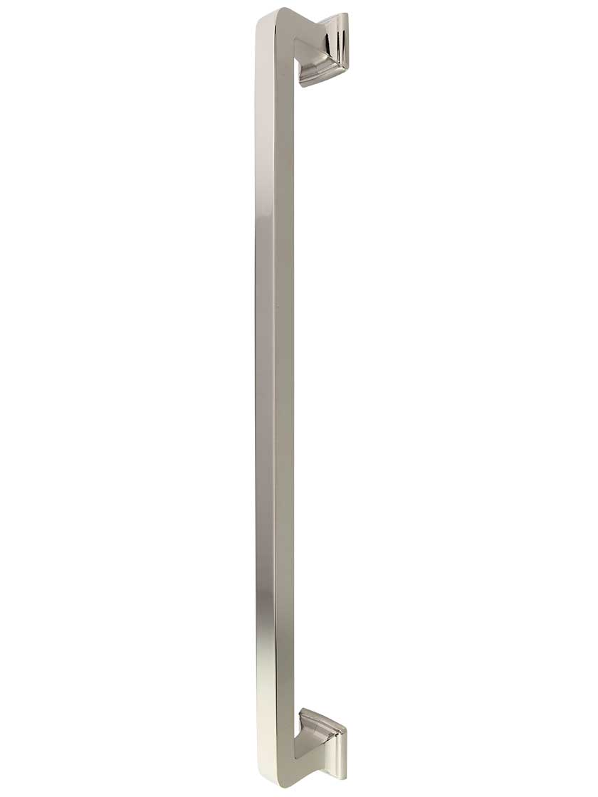 Menlo Park Appliance Pull - 15 inch Center-to-Center in Polished Nickel.